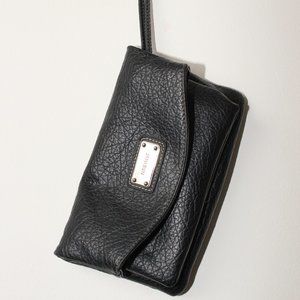 Nine West | Black Leather Convertible Bag